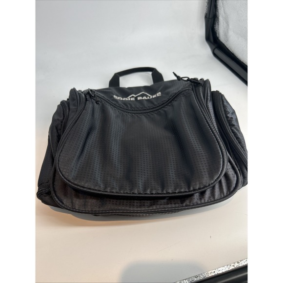 Eddie Bauer Travel Dopp Kit Bag Hanging Toiletry Black - Picture 1 of 11